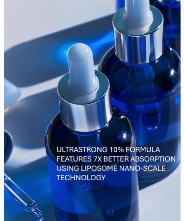 Copper Peptides for Hair Growth | Ultrastrong 10% GHK-Cu Serum - 7x Absorption | Made in USA - Buy Online on GoSupps.com