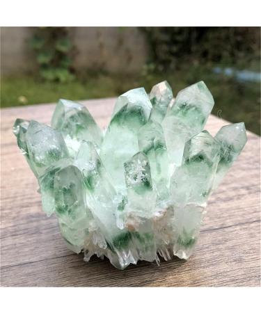 for 400G+Natural Green Quartz Quartz Cluster Crystal Green Quartz Point Specimen Degaussing Decor Collection Crystal Cluster - Buy Online on GoSupps.com