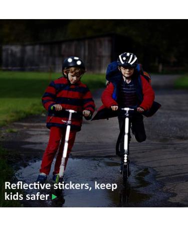 JIASHA 42 Reflectors Sticker Set | Silver Reflex Film for Strollers Bicycles & Helmets Secure Your Safety Globally - Buy Online on GoSupps.com