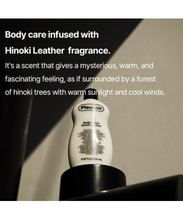 Pleuvoir Hinoki Leather Body Lotion 8.45 fl. oz | Moisturizing for Sensitive Skin | Warm Spicy Fragrance - Buy Online on GoSupps.com