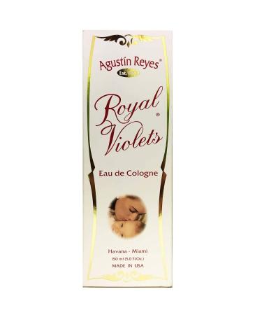 Royal Violets Eau de Cologne Gently and Refreshing for Baby Skin Relaxing Aroma 4-Pack of 5.0 FL Oz 2 Glass Bottles Amber Wood 5 Fl Oz (Pack of 4) - Buy Online on GoSupps.com