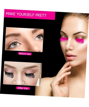 SUBOFAN ABOOFAN Makeup Mascara 15 Pairs Halloween Extra Long Eyelash Mascara Purple Lashes Paper Cutting s Halloween Costume s s Fiber Rosy Prom Set False s - Buy Online on GoSupps.com
