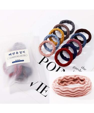 30 Pcs Wetopkim Non-Slip Hair Ties â€“ Seamless Bands for Thick, Curly Hair | Highly Elastic & Lightweight - Buy Online on GoSupps.com