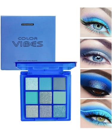 URQT 4 Pack Eyeshadow Palette Set - Rich Colors Eye Makeup Kit | Black Blue Green Purple | Matte & Glitter Shades for Natural Looks - Buy Online on GoSupps.com