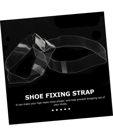 FOMIYES Invisible Transparent Shoelaces for Women - Detachable Elastic Straps for Heels Convenient Shoe Grip 2 Pairs TPU Adjustable Bands - Buy Online on GoSupps.com