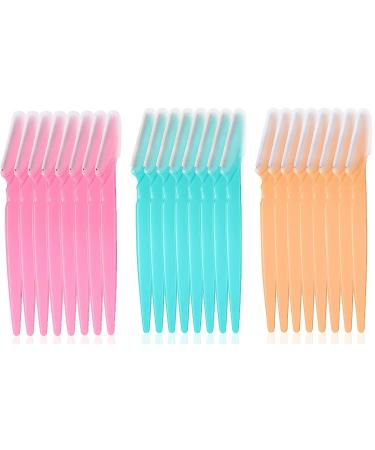 24pcs Eyebrow Razor Facial Razor Eyebrow Trimmer Portable for Women and Men.