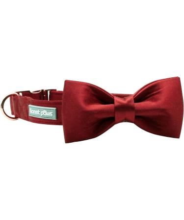 Lionet Paw's Comfortable Silk Christmas Dog Collar with Removable Fly for Medium Dogs - Red Neck 34-55cm | International Shipping Available - Buy Online on GoSupps.com