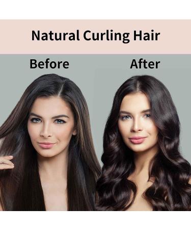 Satin Heatless Hair Curler Hair Rollers for Heatless Curls with Hair Claw Clip Soft Rubber Heatless Curling Rod Headband Heatless Curling Set for Sleep in Overnight Black - Buy Online on GoSupps.com