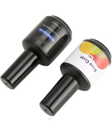 Nail Top Coat Base Coat Set Professional Nail Salon Long Lasting Shine Finish Clear Nail Art Base Top Coat - Buy Online on GoSupps.com