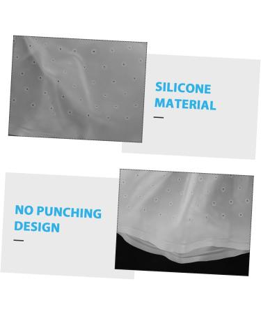 PLAFOPE Silicone Highlighter Cap Caps Hair Highlighting Kit Hair Highlighting Hat Dyeing Color Cap Salon Silicone Cap Silicone Hair Salon Cap Hair Highlight Hat Dye Cap White - Buy Online on GoSupps.com