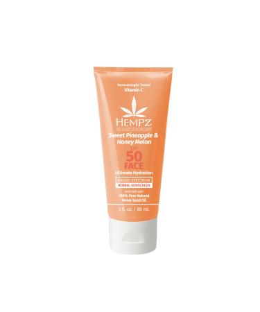 Sweet Pineapple & Honey Melon Herbal Facial Sunscreen 3 oz. SPF 50