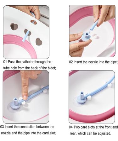Sitz Bath Postpartum Care Kit for Hemorrhoids and Yoni Steam - Pink - Buy Online on GoSupps.com