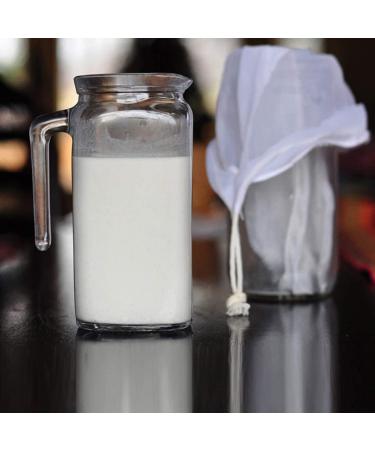 LERORO 2-Pcs Reusable Nut Milk Bag for Almond Milk & Cold Brew Coffee - Large 10 x 12 Inches Nylon Mesh Cheesecloth Strainer Bag - Buy Online on GoSupps.com