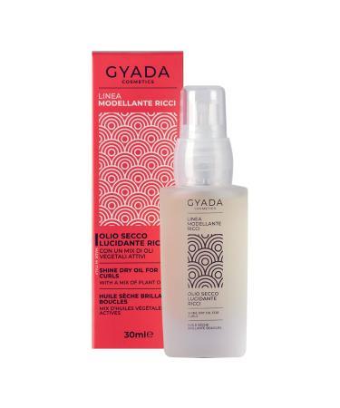 GYADA COSMETICS huile de polissage sec pour cheveux boucl s et ondul s -30% frisottis +28% brillance +20% lasticit imm diate efficacit test e 30 ml