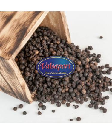  Valsapori Tellicherry Black Peppercorns in a 100g bag - 100% natural Sicilian cultivation - Late harvest with a pungent taste - - Buy Online on GoSupps.com