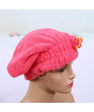 Microfiber Hair Towel Turban for Women - Instant Drying Super Absorbent & Rapidly Drying Red Hair Wrap - Buy Online on GoSupps.com