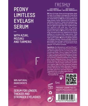  Freshly Peony Limitless Eyelash Serum 5ml - Buy Online on GoSupps.com