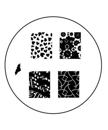 Original MoYou Nail Art Image Stamp Plate Number 87 Manicure Design