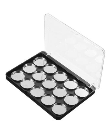 FOYTOKI Eye Shadow Storage Box Empty Eyeshadow Palette Eyeshadow Palettes Empty Cosmetic Palettes Empty Magnetic Eyeshadow Palette Palettes for Eyeshadow Makeup Pallet Eyeshadow Holder 14.00X10.20X1.40CM Black1