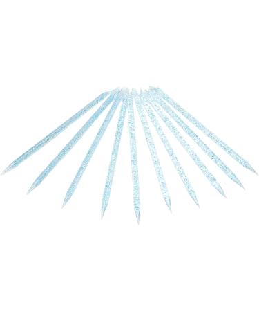 Cuticle Manicure Pedicure Stick Nail Cleaning Nail Stick Nail Drilling for Nail Salon for Home Use(blue) - Buy Online on GoSupps.com