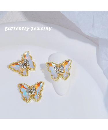 FEIlei 10Pcs Nail Jewelry Zircon Nail Art Rhinestones Nail Decors Crystals Diamond Gems - Buy Online on GoSupps.com