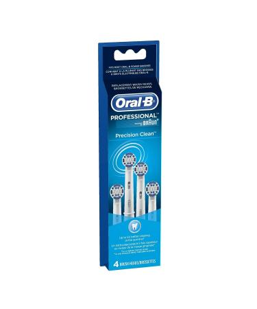 Oral-B Professional Precision Clean Replacement Brush Heads 4ct - Get a Professional Clean Feel - Buy Online on GoSupps.com