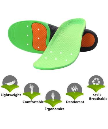 High Arch Support Insoles for Men & Women - Orthotic Inserts for Plantar Fasciitis & Flat Feet - Fits Men's 10.5-12 & Women's 11.5-13 - Buy Online on GoSupps.com