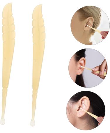 FOMIYES 2pcs Soft Earwax Removal Tools for Adults Portable Ear Cleaning Kit Ergonomic Design for Home and Travel Gentle Ear Care Utensils - Buy Online on GoSupps.com