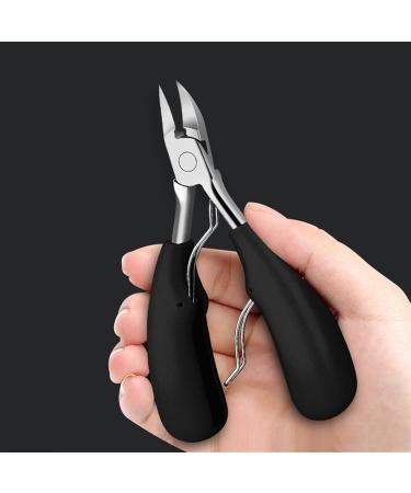 Nail Clipper for Thick Nails Toe Nail Clippers Nail Correction Thick Nails Ingrown Toenails Nippers Cutters Dead Skin Dirt Remover Pedicure Care Tool (Color : Black) - Buy Online on GoSupps.com