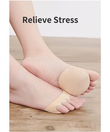 Midiciai Forefoot Pads (2 Pairs) - Honeycomb Fabric Metatarsal Pads for Foot Fatigue Relief - Buy Online on GoSupps.com