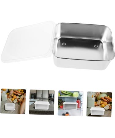 Alipis 5pcs Holder Stainless Food Portable Keeper Crisper Case Picnic Refrigerated Noodle Bread Fresh Lid - Buy Online on GoSupps.com