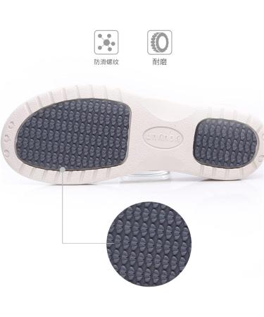 NVBHOF Men's Comfort Diabetic Slippers - Breathable Mesh, Extra Wide Orthopedic Shoes for Arthritis, Edema, Swollen Feet - Non Slip, 9.5 Light Blue - Buy Online on GoSupps.com
