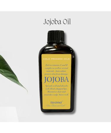 Nyassa Jojoba Cold Pressed Oil 100ml - Pure Natural Moisturizer for Skin & Hair | International Shipping Available - Buy Online on GoSupps.com