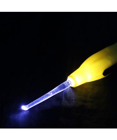 Qtqgoitem Plastic Earwax Cleaning Tool Remover with Flashlight - Orange - Buy Online on GoSupps.com