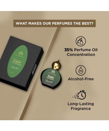 The Man Company 100% Alcohol-Free Attar Perfume for Men Qayadat Emir Collection | Premium Long Lasting Fragrance | 35% Highly Concentrated Perfume Oil - Buy Online on GoSupps.com