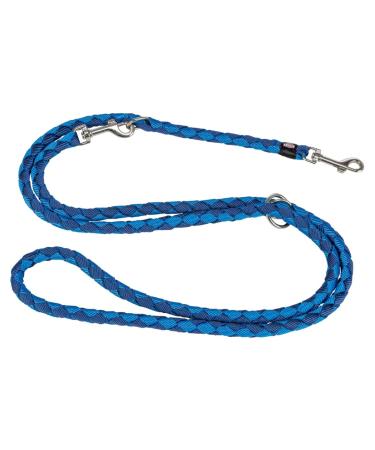 Trixie dog leash cavo V -line S - M 2.00 m 12 mm in indigo/royal blue - adjustable leash for outdoor activities - for small to medium -sized dogs - 143513 Indigo/Royal Blue S - M 2.00 m 12 mm
