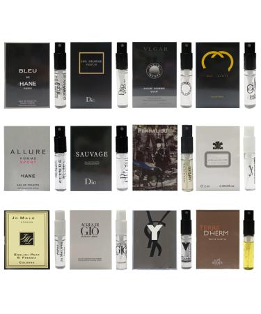 Men's Perfume Samples Cologne Sample Vials Designer Fragrance Sampler for Men (Lot 12) - Buy Online on GoSupps.com