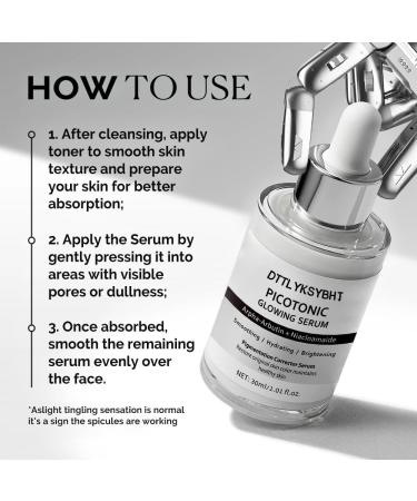 Cementete Picotonic Shot Calcium and Niacinamide Serum - Face Ampoule for Dull Skin & Uneven Texture - Helps Brighten & Improve Skin Radiance and Clarity - Gentle Formula for Sensitive Skin 1.01 oz - Buy Online on GoSupps.com