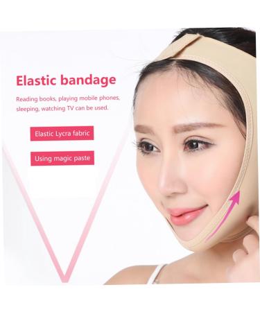 Didiseaon Slimming Strap Face Strap Face Shaper Band Double Chin Strap Glue Tape Waist Band V Line Belt Girdle Thin Face High Elastic Belt - Buy Online on GoSupps.com