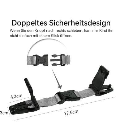 Ebro Crash Protection Child Seat | Adjustable Safety Belt Extension & Chest Strap | Secure Car & Bicycle Seat for Kids - Buy Online on GoSupps.com