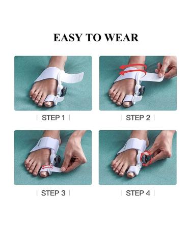 Big Toe Straightener & Bunion Corrector - Adjustable Hallux Valgus Protector for Men & Women - Effective Bunion Relief Splint - Buy Online on GoSupps.com