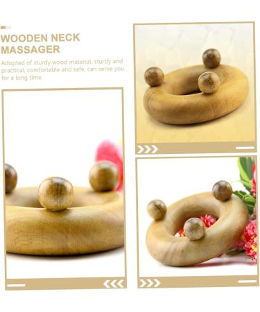 Gleavi 5-St Massage Device | Wooden Muscle Roller & Reflex Zone Tool for Back & Shoulder Massage - Buy Online on GoSupps.com