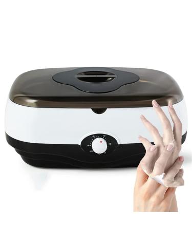 R chauffeur De Cire De Paraffine De Grande Capacit (4L) Machine Cire De Paraffine Pour Les Mains Et Les Pieds Chauffe-cire Bain De Paraffine R glable De 0 60 C Pour Hydrater ( Color : Black ) Noir