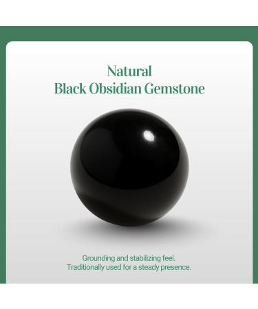 BodyJ4You Lemon + Tea Tree Essential Oil Roll On Duo - Pure 100% USDA Organic MCT Coconut Oil - Natural Yellow Jade and Black Obsidian Stone Rollers - Uplift Targeted Care - Buy Online on GoSupps.com