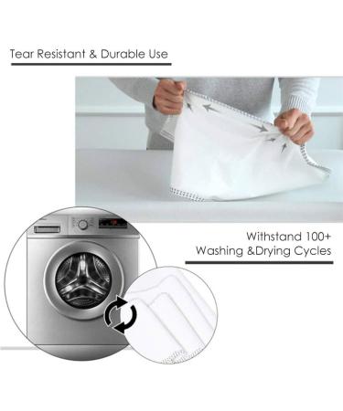 3pcs Cotton Waterproof Changing Pads Set with Flower Headband - 30x60cm | Washable & Reusable Diapers Liners Mat - Perfect for Home & Travel - Buy Online on GoSupps.com