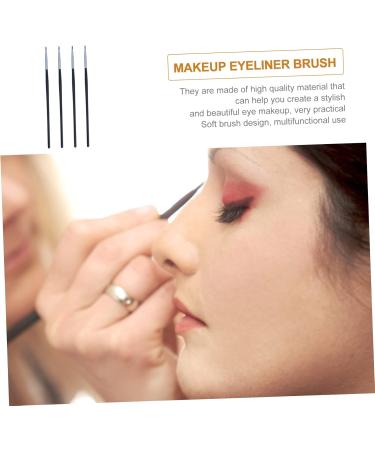 SOESFOUFU 4pcs Fine Eyeliner Brush Makeup Applicators Angled Eyeliner Brush Thin Girls Eyeliner Applicator Set - Buy Online on GoSupps.com