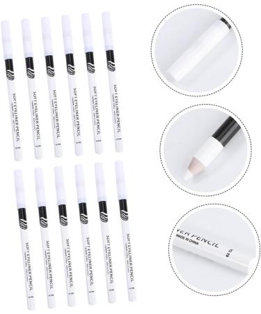 Lot de 24 Crayons Eyeliner Blancs Bois Crayon Yeux pour Fille Stylo de Dessin Cosm tique Compact Accessoire Maquillage Yeux pour Usage Salon Voyage et Quotidien - Buy Online on GoSupps.com