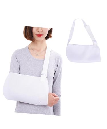 Healvian Arm Sling Brace Shoulder Sling Broken Arm Brace Adjustable Medical Sling Fracture Arm Sling Broken Arm Support Arm Sling Sport Shoulder and Neck Shoulder Strap White