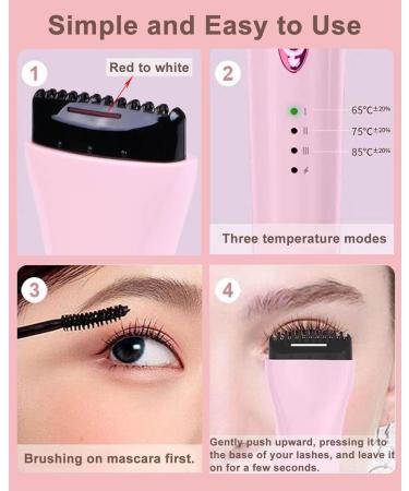 Electric Heater Eyelash Curler - IMMER LIEBEN | Rechargeable with 3 Temperature Modes for Long-Lasting Curls | Compact & Fast | Shop Internationally - Buy Online on GoSupps.com