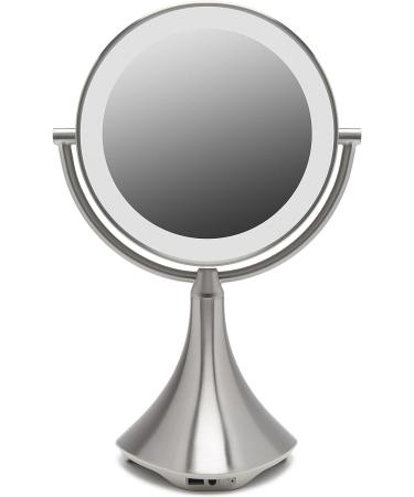 iHome All-in-One 7X Magnify Makeup Mirror with Bluetooth Audio and Phone Charging - Buy Online on GoSupps.com